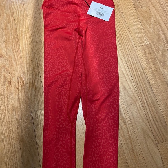 Zyia Red Leopard Scrunchy What Lnt 78 